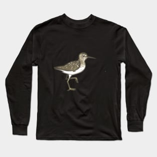 Solitary Sandpiper Long Sleeve T-Shirt